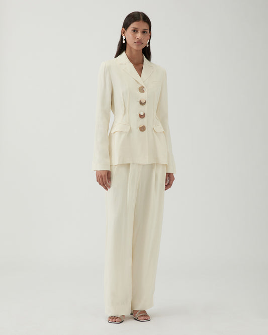 Freya Trousers Viscose Off-White