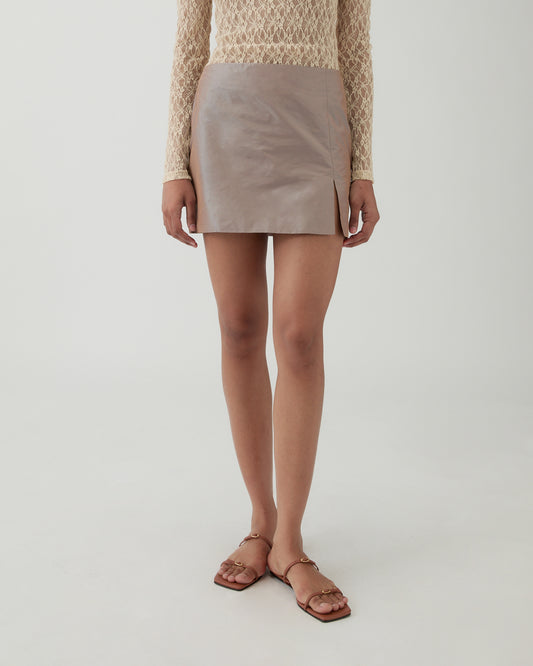 Della Skirt Taffetta Iridescent