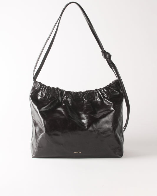 Felix Crossbody Tote Leather Black