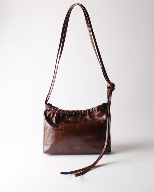 Camila Crossbody Tote Leather Pecan