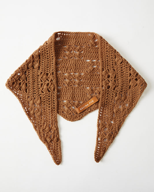 Sandy Headscarf Organic Cotton Chestnut