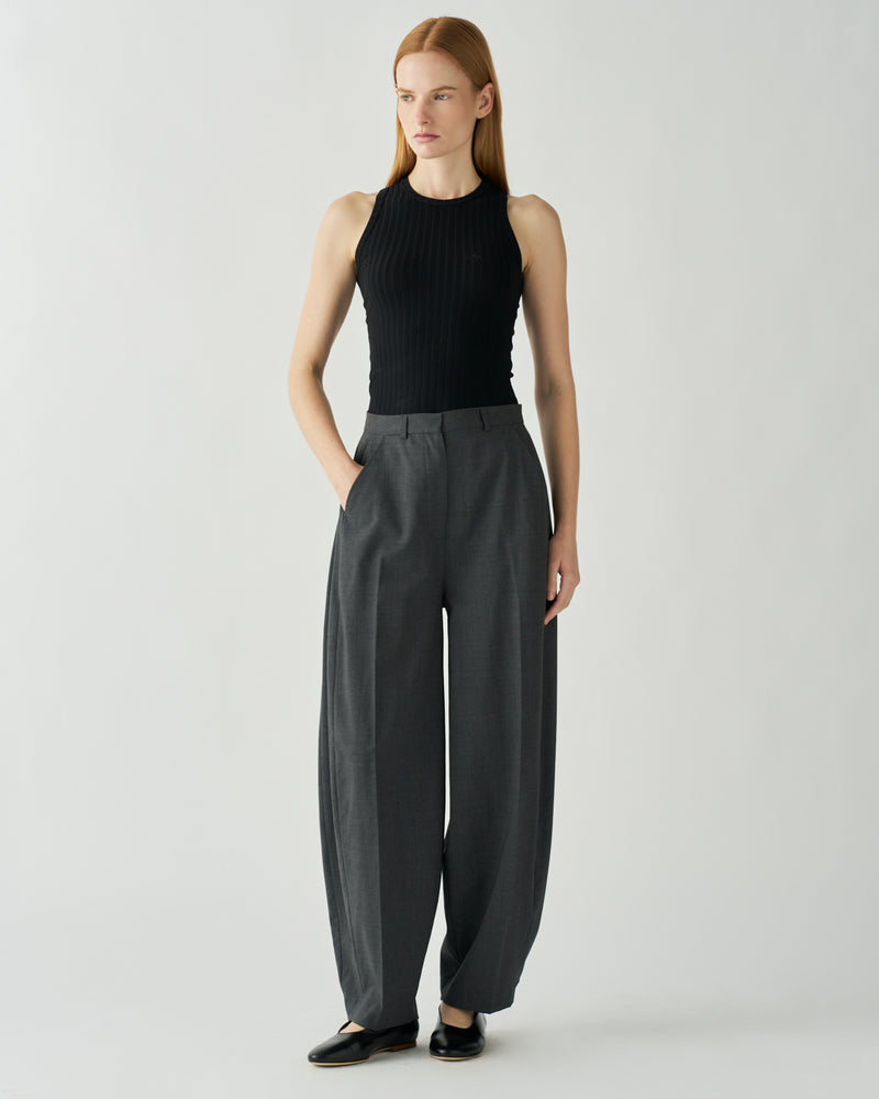 Sidney Trousers Wool Suiting Charcoal
