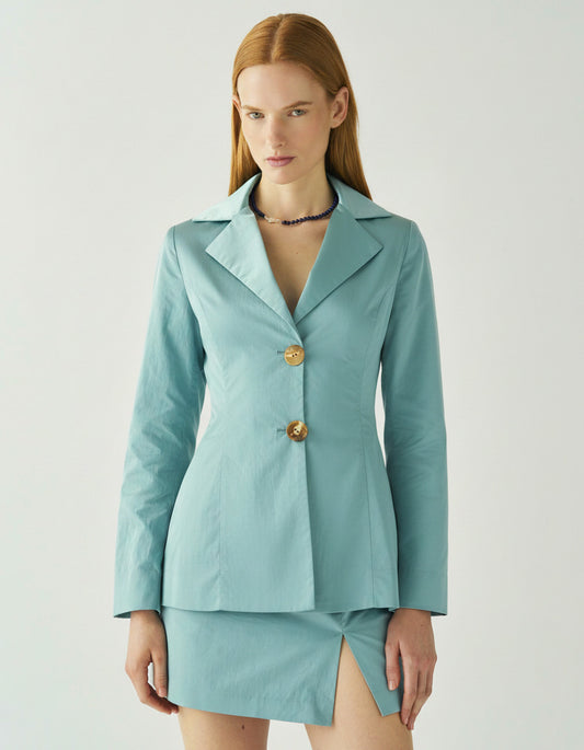 Anni Jacket Taffeta Blue