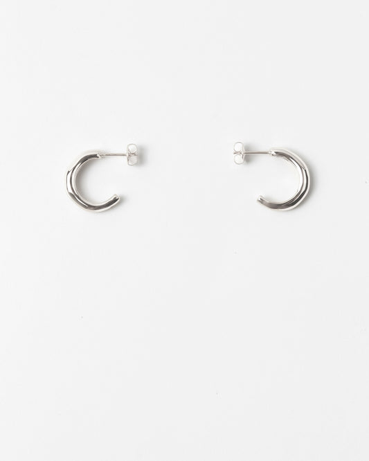 Small Hoops Silver Plated